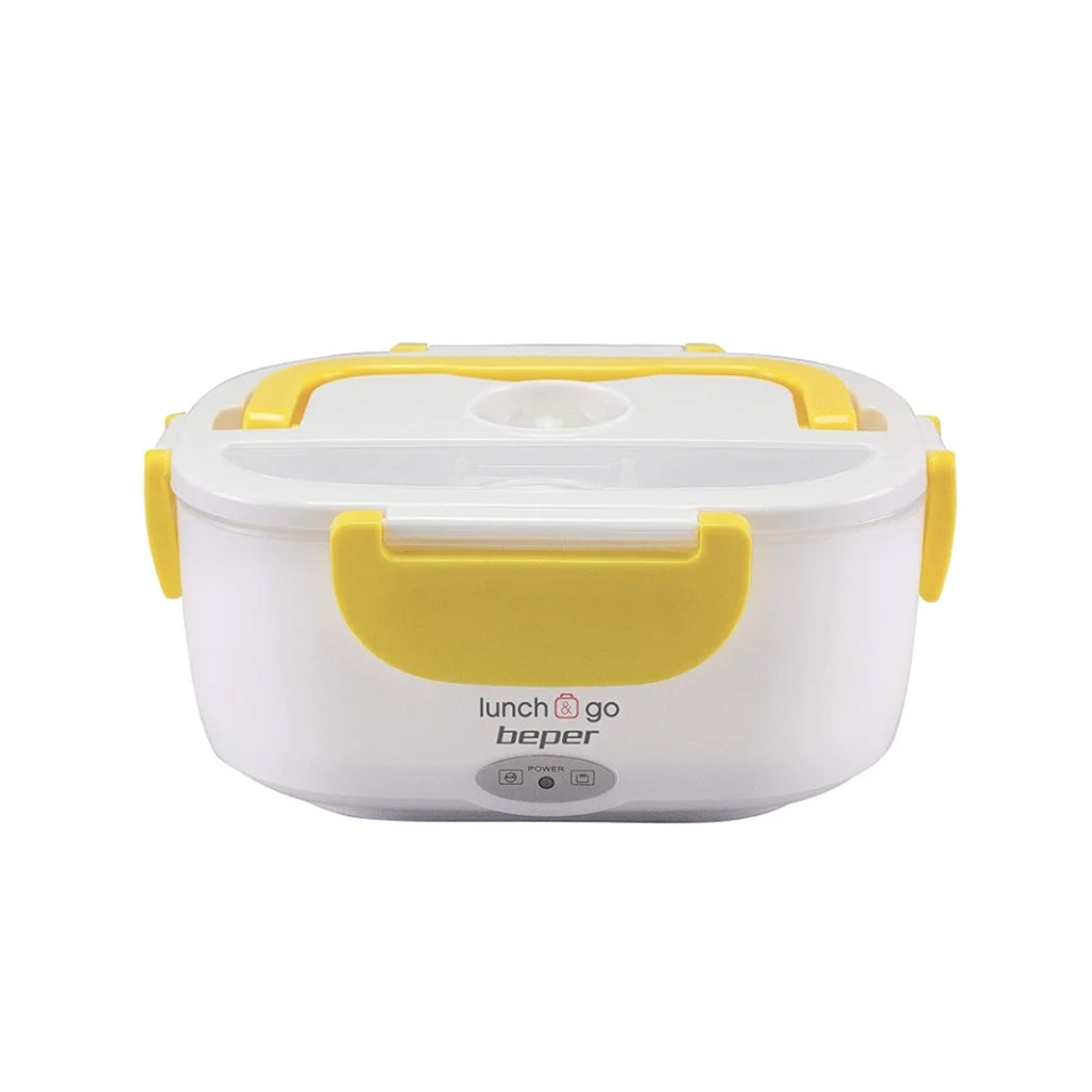 A Photo Of Beper Electric Lunch Box Food Warmer 1L -with 450ml Box & Spoon, Model 90.920