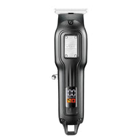 VGR V-918 Professional Hair Trimmer with Precision T-Blade, LED Display, and 100-Minute Runtime