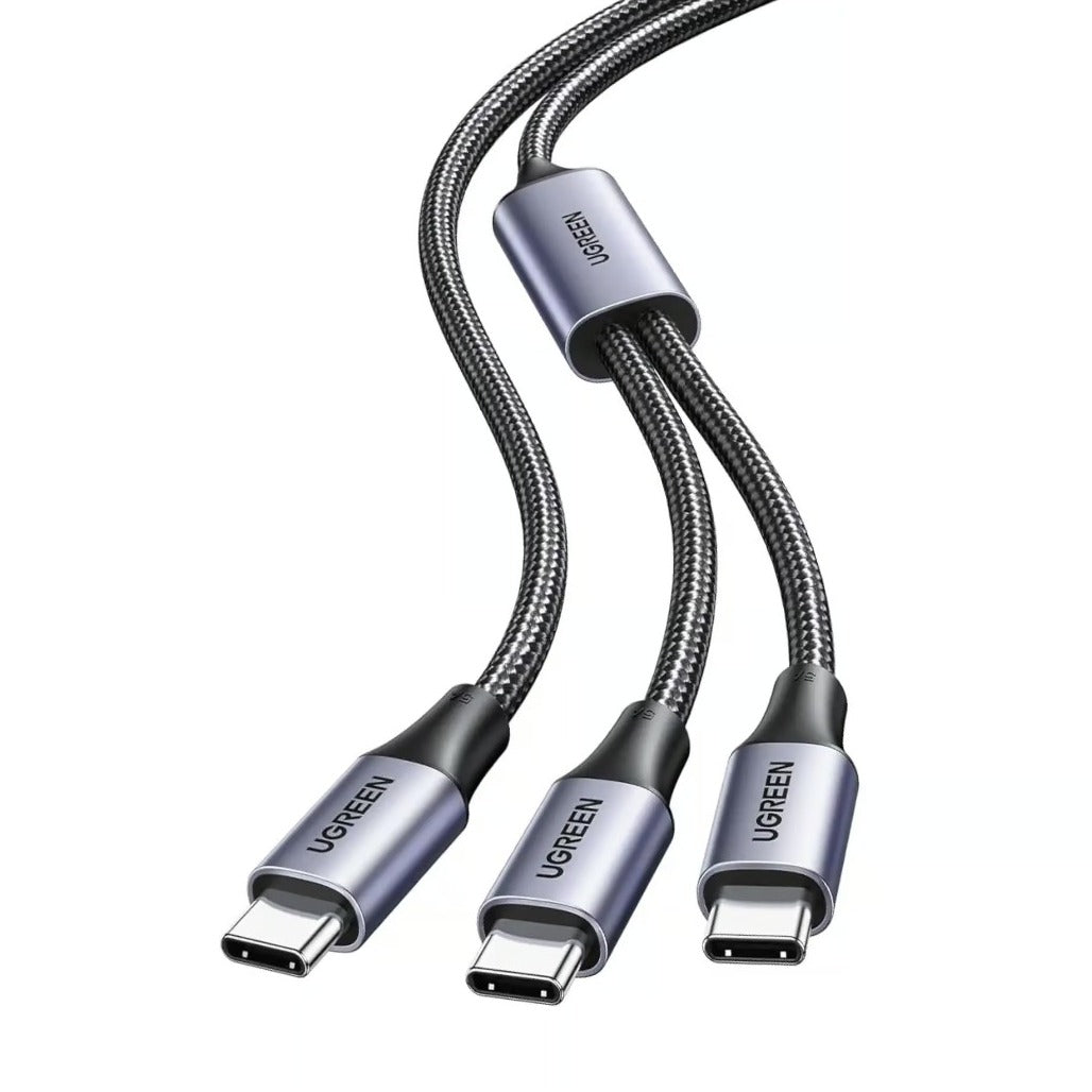 A Photo Of Ugreen 35087 2-in-1 Universal 100W PD Fast Charging Cable 1.5m