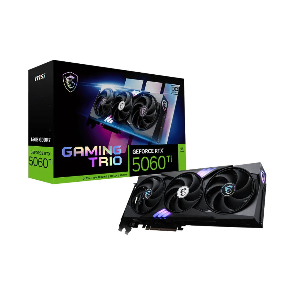 A Photo Of MSI GeForce RTX 5060 Ti 16G GAMING TRIO OC - G506T-16GTC