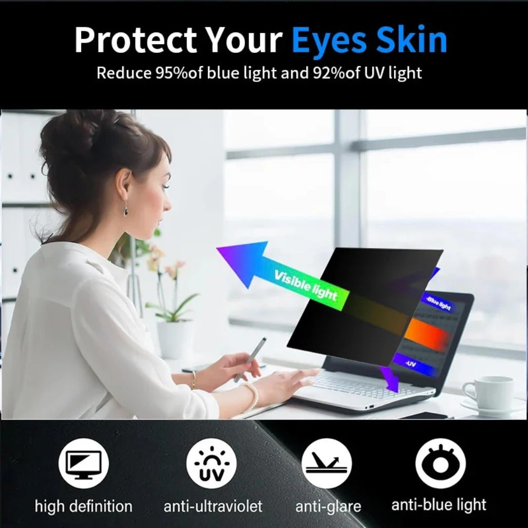 A Photo Of 360 Degree Privacy Screen Protector for MacBook - 13.6