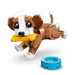 A Photo Of LEGO Creator 3-in-1 Cute Animals: Playful Puppy Dog 336 Pieces - 31382