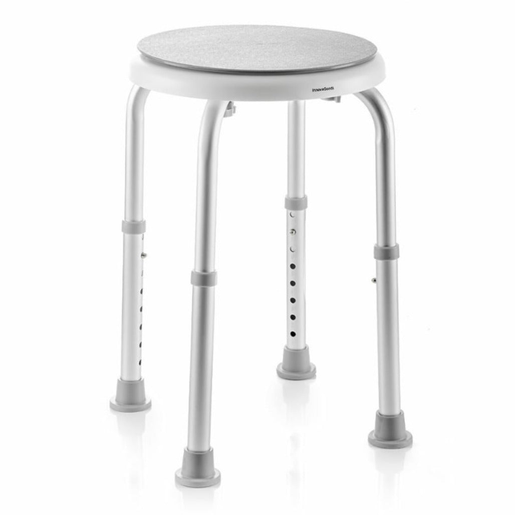 A Photo Of InnovaGoods Rotating and Adjustable Bathroom Stool Roshawer - V0103811