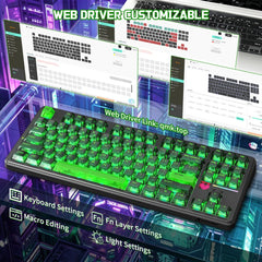 A Photo Of ATTACK SHARK X87 Ultra - Wireless Mechanical Keyboard