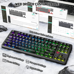 A Photo Of ATTACK SHARK X87 Ultra - Wireless Mechanical Keyboard