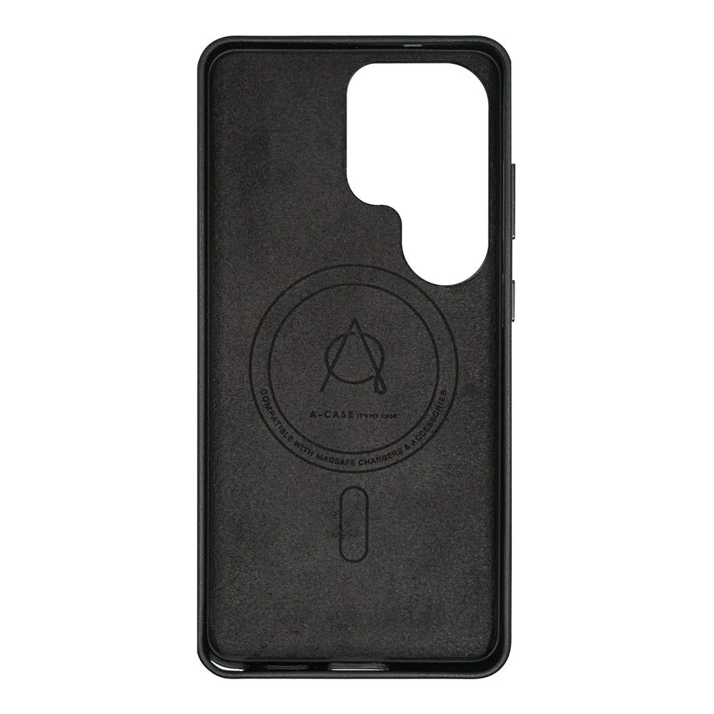 A Photo Of A-Case Caspian Vegan Leather Case For Galaxy S26 Ultra