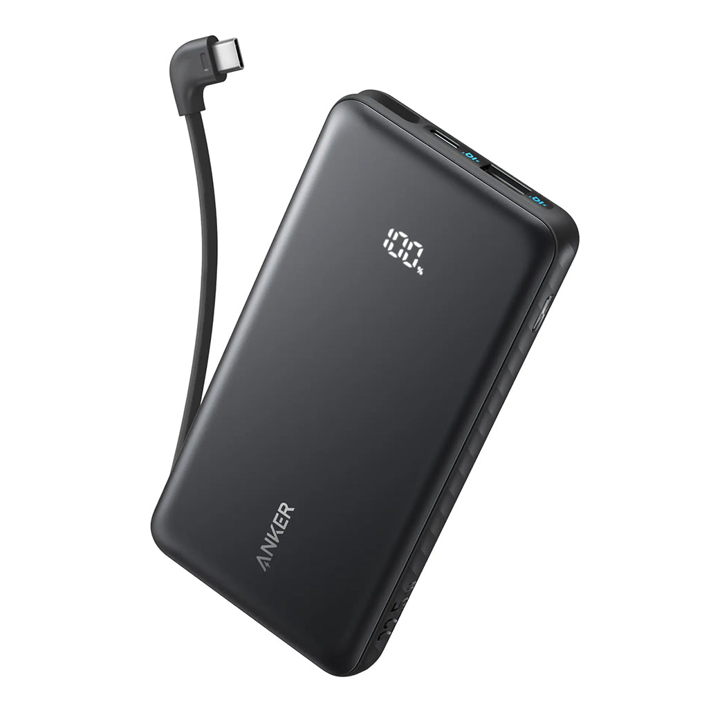 A Photo Of Anker Zolo Power Bank 20000mAh - Fast Charging with Built-in USB-C Cable