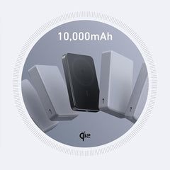 A Photo Of Anker MagGo Ultra-Slim 10000mAh Qi2 Certified 15W Power Bank - Wireless Charging for iPhone and More