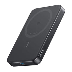 A Photo Of Anker MagGo Ultra-Slim 10000mAh Qi2 Certified 15W Power Bank - Wireless Charging for iPhone and More