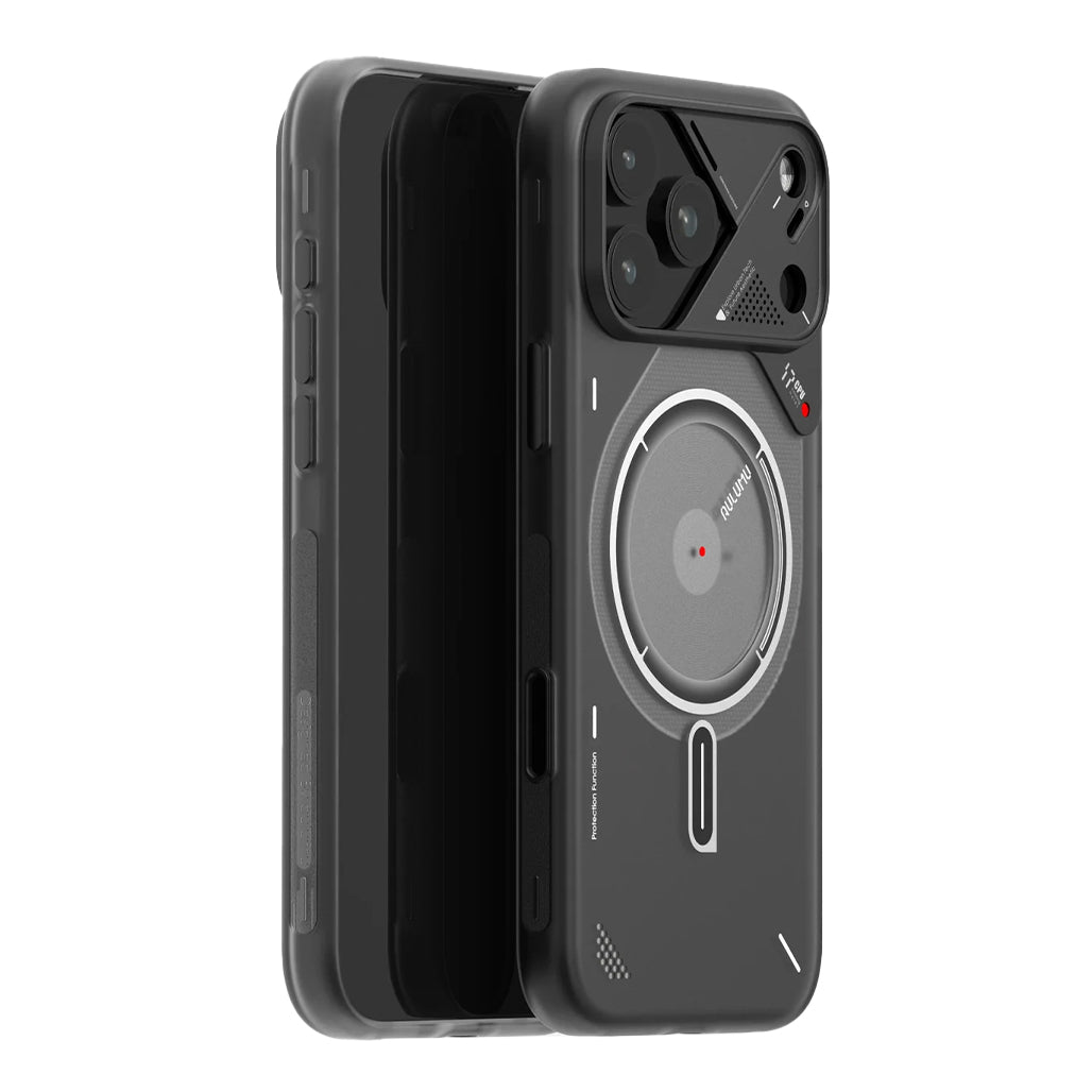 A Photo Of AULUMU A17 Frosted MagSafe Case for iPhone 17 Series - Glow-in-the-Dark