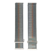 Amazfit Nylon Strap 22mm Sunset Gray - Lightweight & Breathable Watch Band for 140-210mm Wrists hook and loop fastening, along with a durable stainless steel buckle.