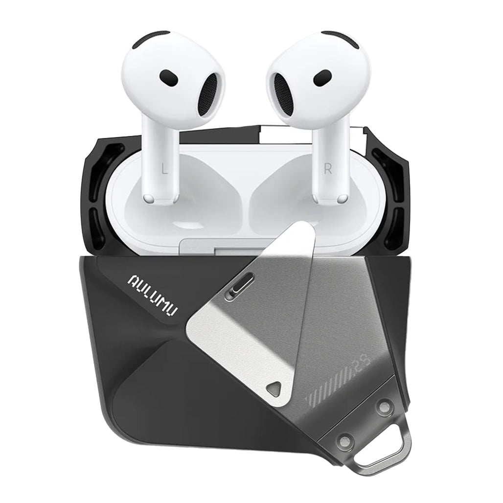 A Photo Of AULUMU A29 Geometric Case for AirPods 4