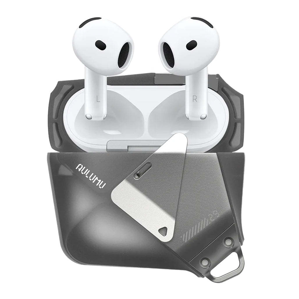 A Photo Of AULUMU A29 Geometric Case for AirPods 4