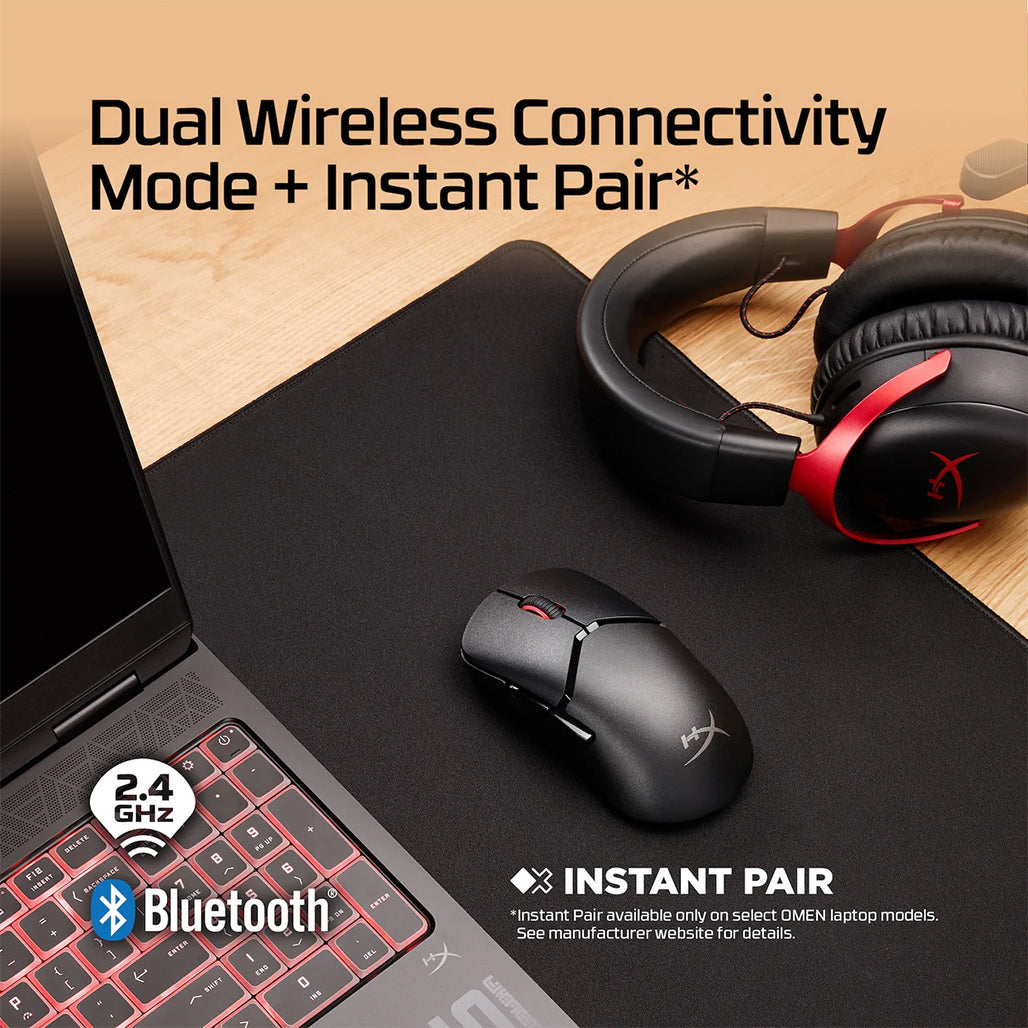 A Photo Of HyperX Pulsefire Saga Pro Wireless Gaming Mouse – Black