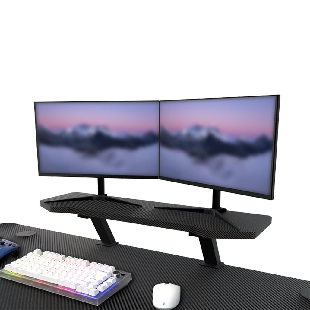A Photo Of Fantech ACGD171 Ergonomic Carbon Fiber Monitor Stand