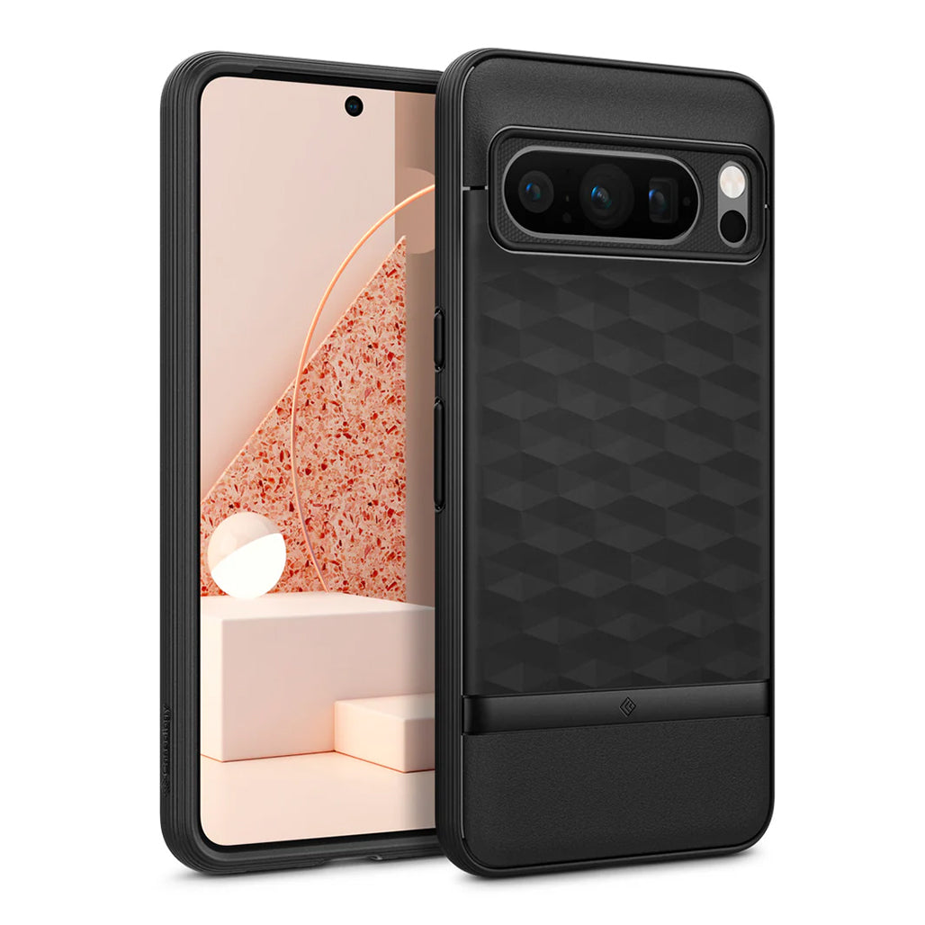 A Photo Of Caseology Parallax - Pixel 8 Pro Cover Case - Matte Black