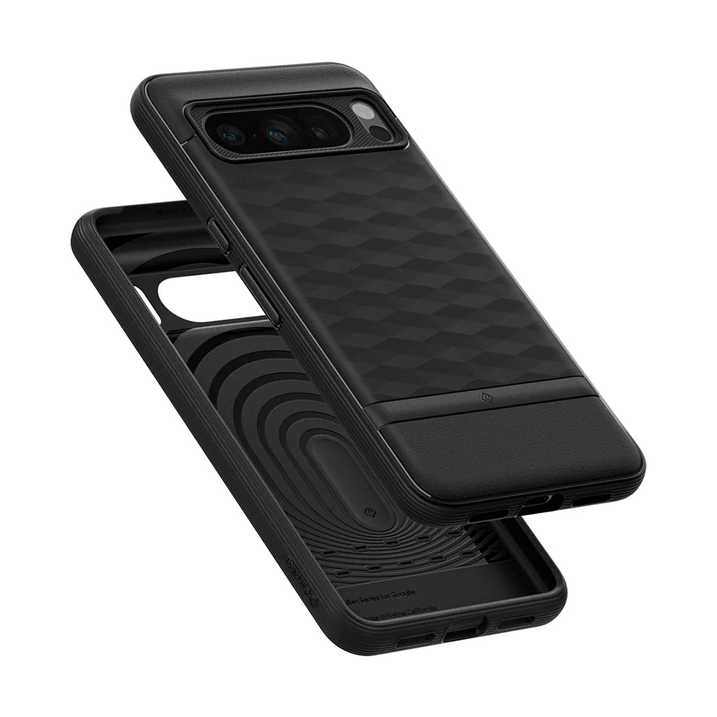 A Photo Of Caseology Parallax - Pixel 8 Pro Cover Case - Matte Black