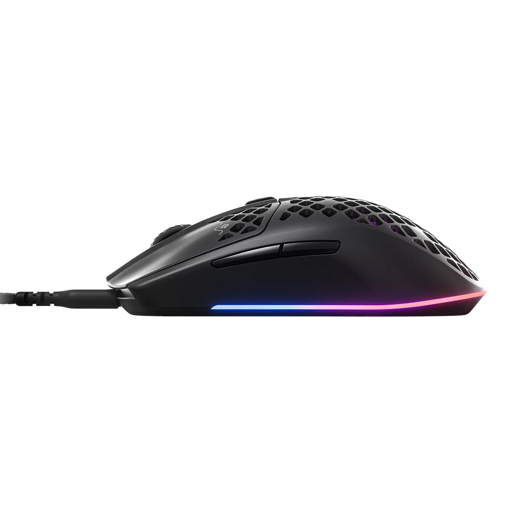 A Photo Of SteelSeries Aerox 3 Onyx - Wired Ultra Lightweight Gaming Mouse