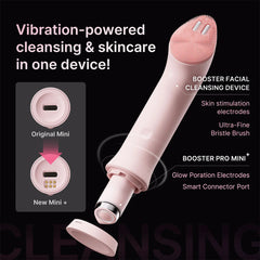 A Photo Of Medicube AGE-R Booster Facial Cleansing Device Mini Plus with Cleansing Head