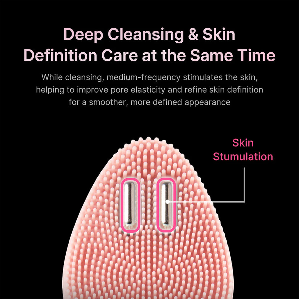 A Photo Of Medicube AGE-R Booster Facial Cleansing Device Mini Plus with Cleansing Head