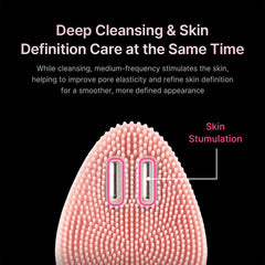 A Photo Of Medicube AGE-R Booster Facial Cleansing Device Mini Plus with Cleansing Head