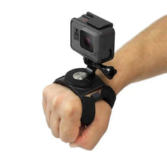 A Photo Of GoPro Hand & Wrist Strap – Adjustable 360° Rotating Camera Mount