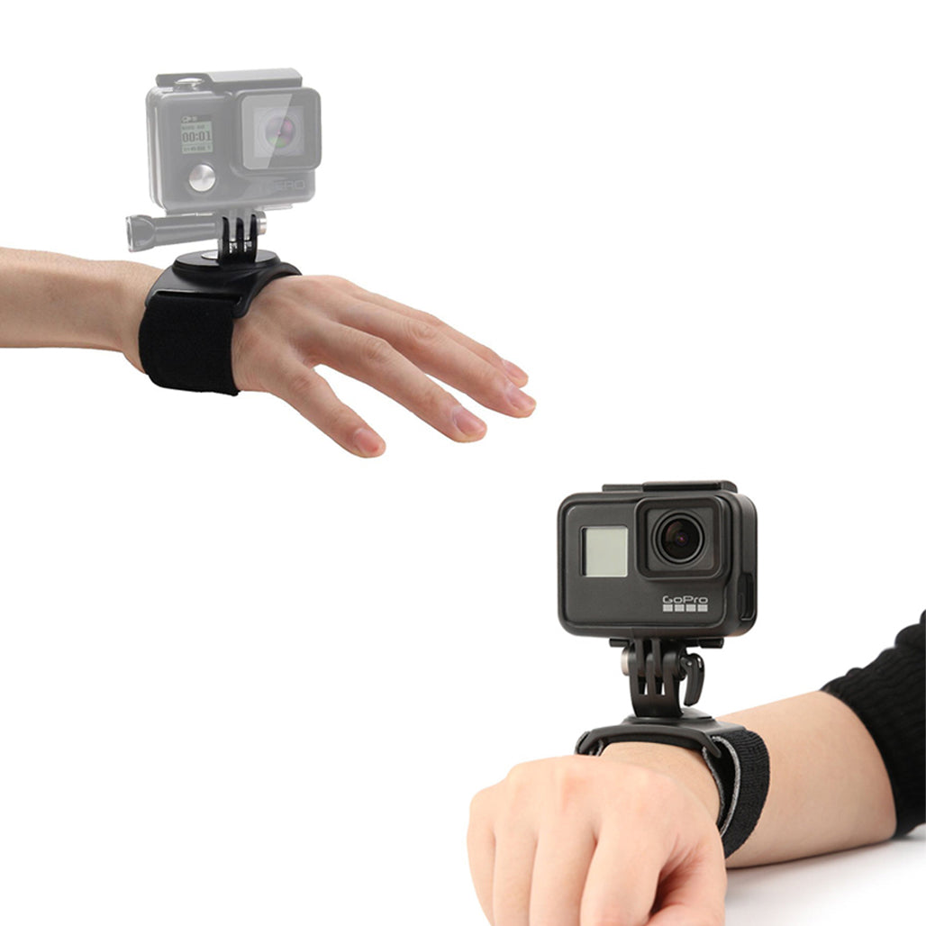 A Photo Of GoPro Hand & Wrist Strap – Adjustable 360° Rotating Camera Mount
