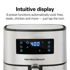A Photo Of Hamilton Beach Digital Air Fryer with Nonstick Basket 5.6L