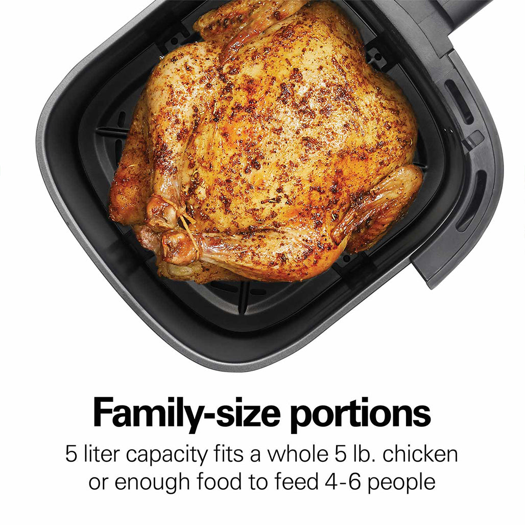 A Photo Of Hamilton Beach Digital Air Fryer with Nonstick Basket 5.6L