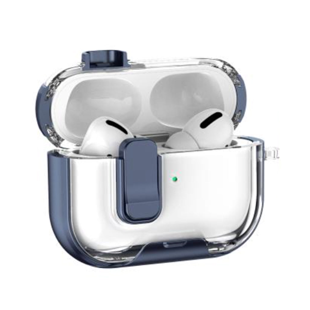 A Photo Of AirPods Pro 3 Lock Transparent Case