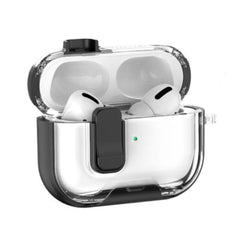 A Photo Of AirPods Pro 3 Lock Transparent Case
