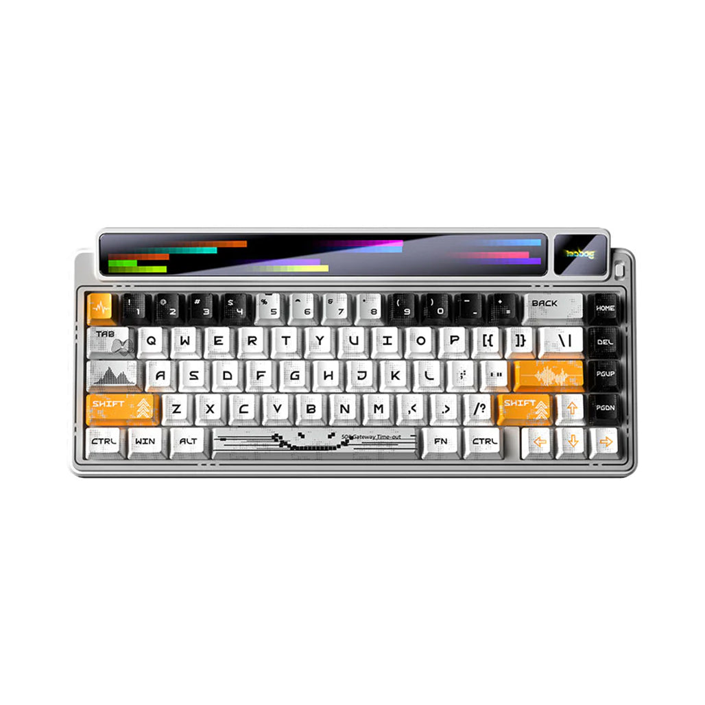A Photo Of LEOBOG x AULA AMG 65 - Wireless Mechanical Keyboard - White