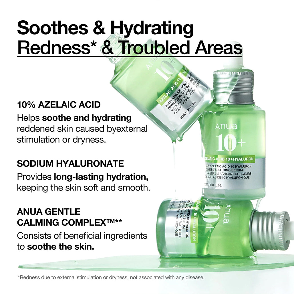 A Photo Of Anua Azelaic Acid 10+ - Hyaluron Redness Soothing Serum