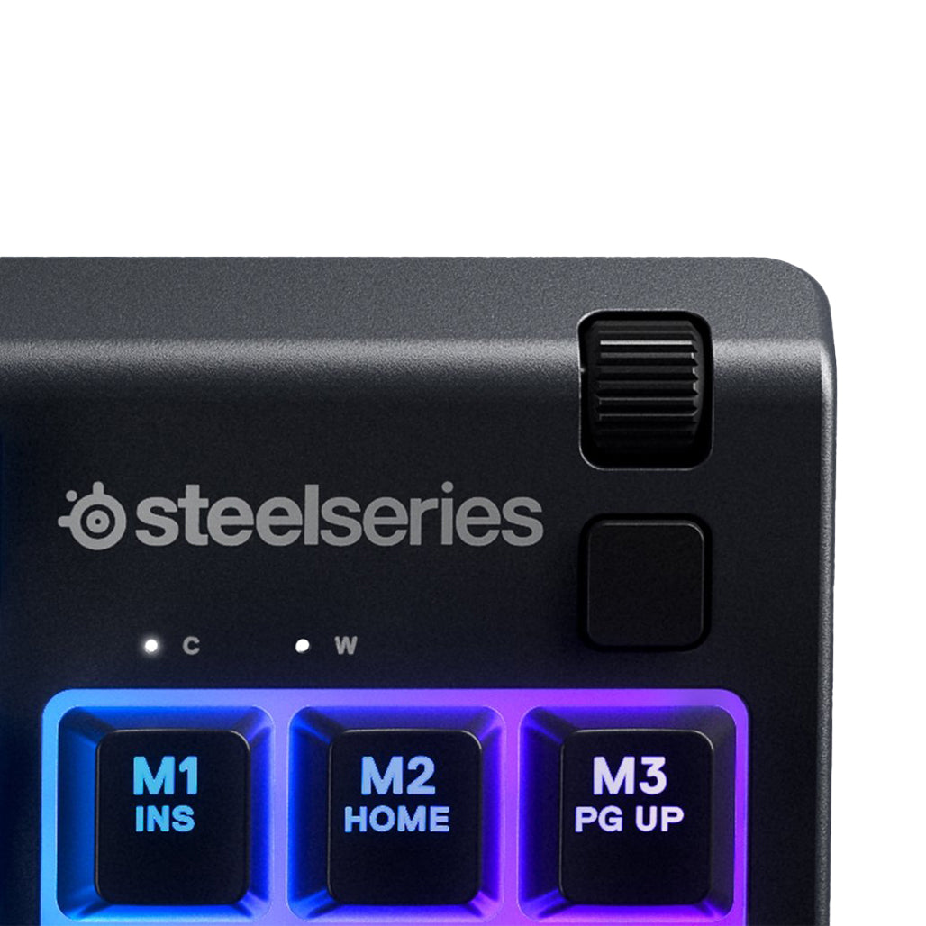 A Photo Of SteelSeries Apex 3 TKL - Quiet Tenkeyless 80% Wired Gaming Keyboard with RGB Lighting