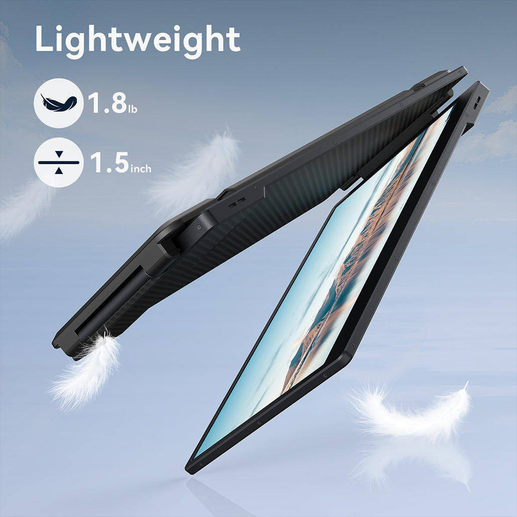 A Photo Of Apildella 14’’ Triple Laptop Screen Extender – 1080P FHD Portable Dual Monitor for Laptop