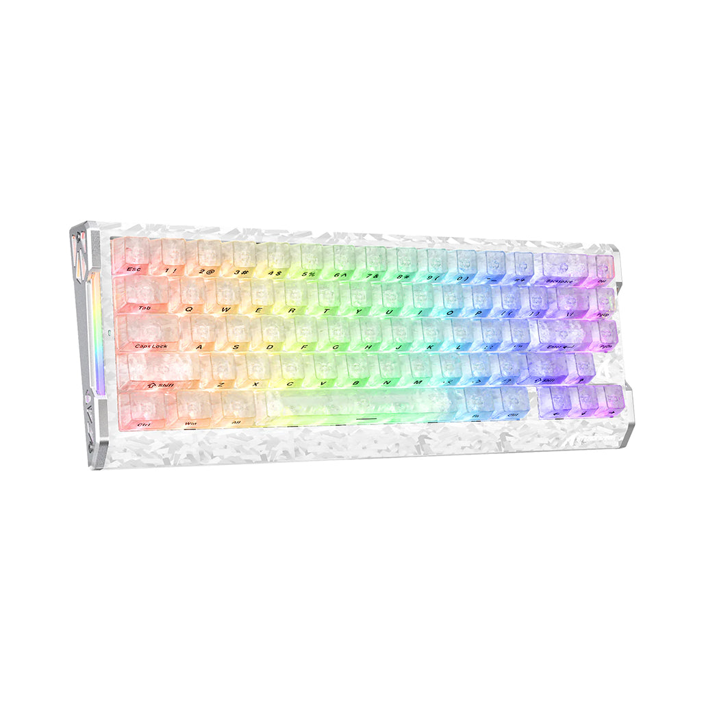 A Photo Of ATTACK SHARK R68 HE Carbon Fiber Rapid Trigger Keyboard – 60% Wired 8KHz Magnetic Gaming Keyboard