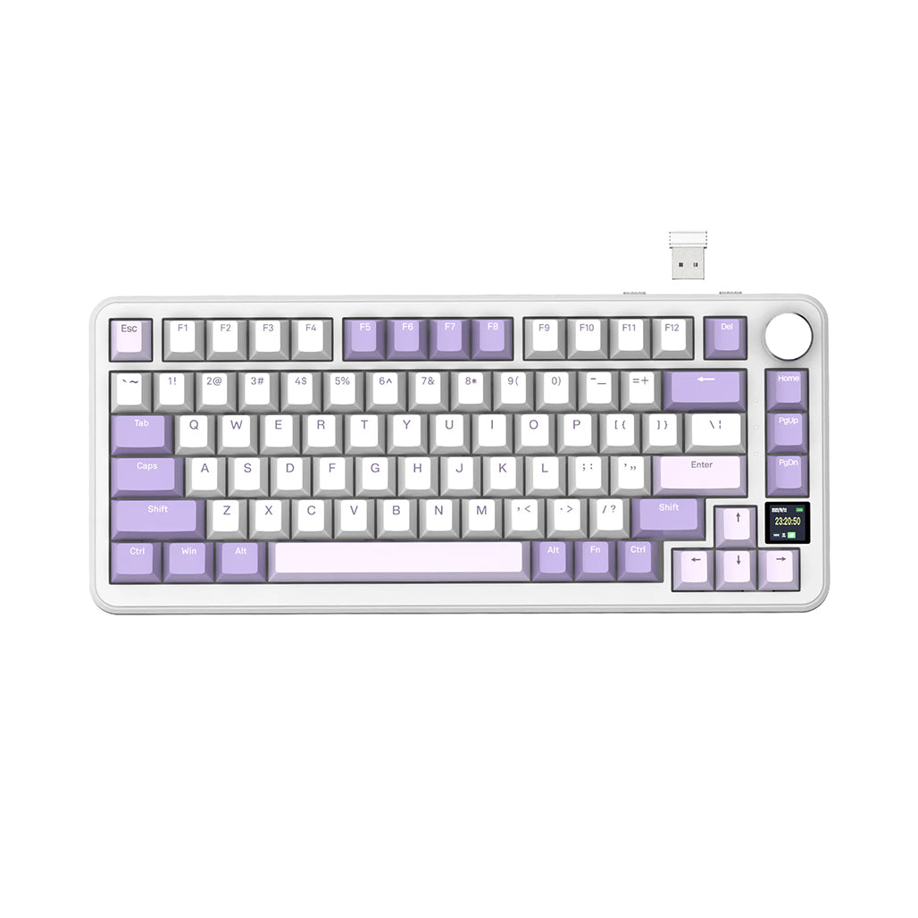 A Photo Of Attack Shark X85 Pro - 75% Wireless Mechanical Gaming Keyboard - Blueberry Switch (Linear)