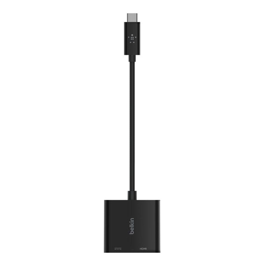 A Photo Of Belkin USB-C to HDMI and Charging Adapter – 4K 60Hz UHD Video, 60W Power Delivery, Universal Compatibility