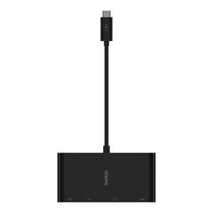 A Photo Of Belkin USB-C 4-in-1 Hub with 4K HDMI, VGA, Ethernet & USB-A – Universal Multiport Adapter for Mac & Windows