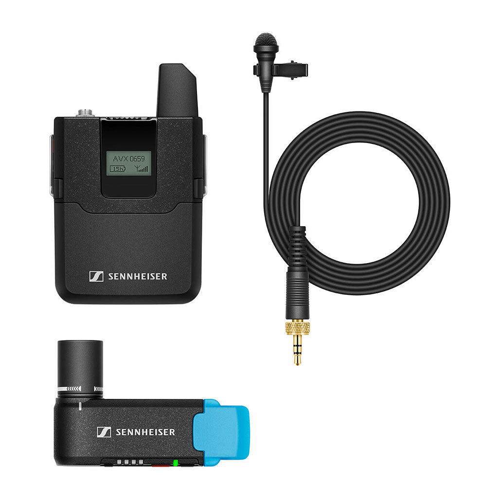A Photo Of Sennheiser AVX-ME2 SET - Digital Camera-Mount Wireless Lavalier Microphone System