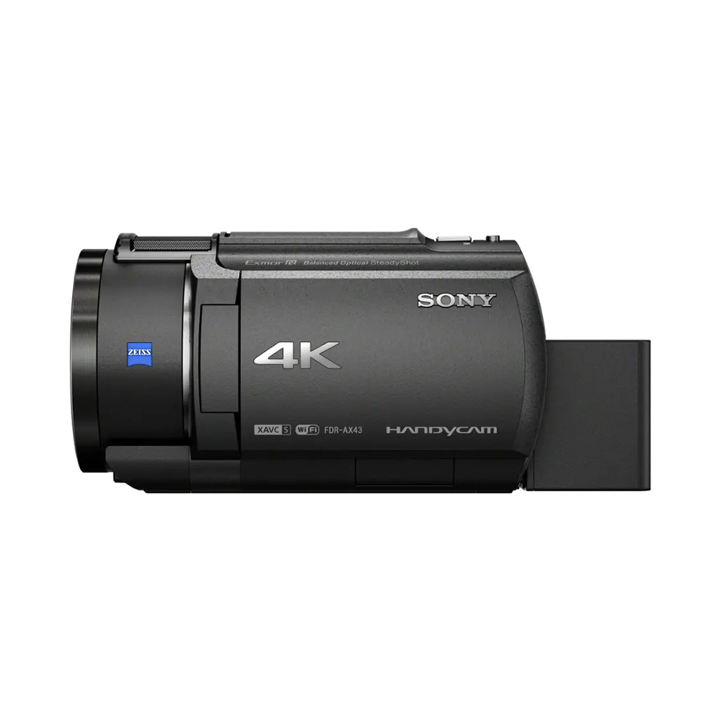 A Photo Of Sony FDR-AX43A - UHD 4K Handycam Camcorder with Gimbal Stabilization