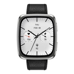 A Photo Of Amazfit Active 2 Square Smartwatch | Black with Red Strap