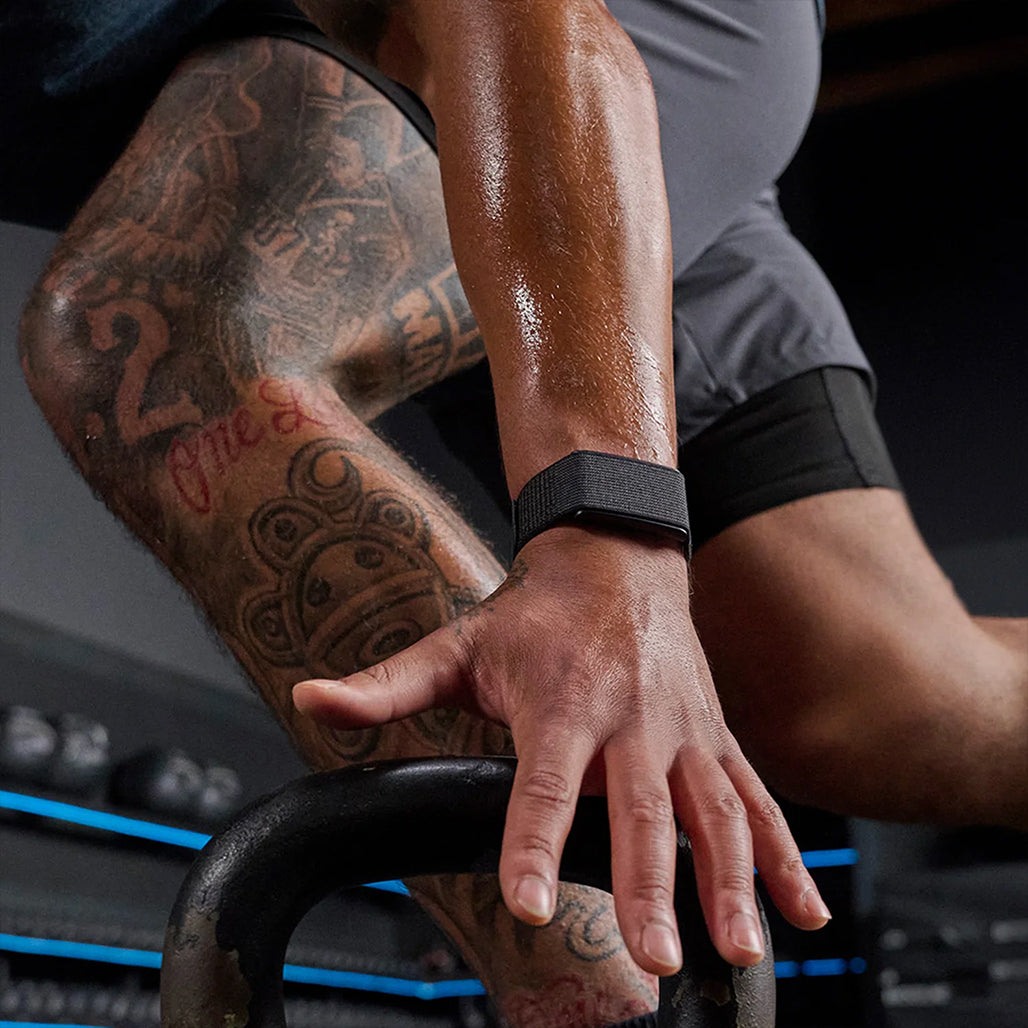 A Photo Of Amazfit Helio Strap Smart Band Fitness Tracker