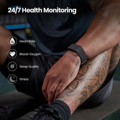 A Photo Of Amazfit Helio Strap Smart Band Fitness Tracker