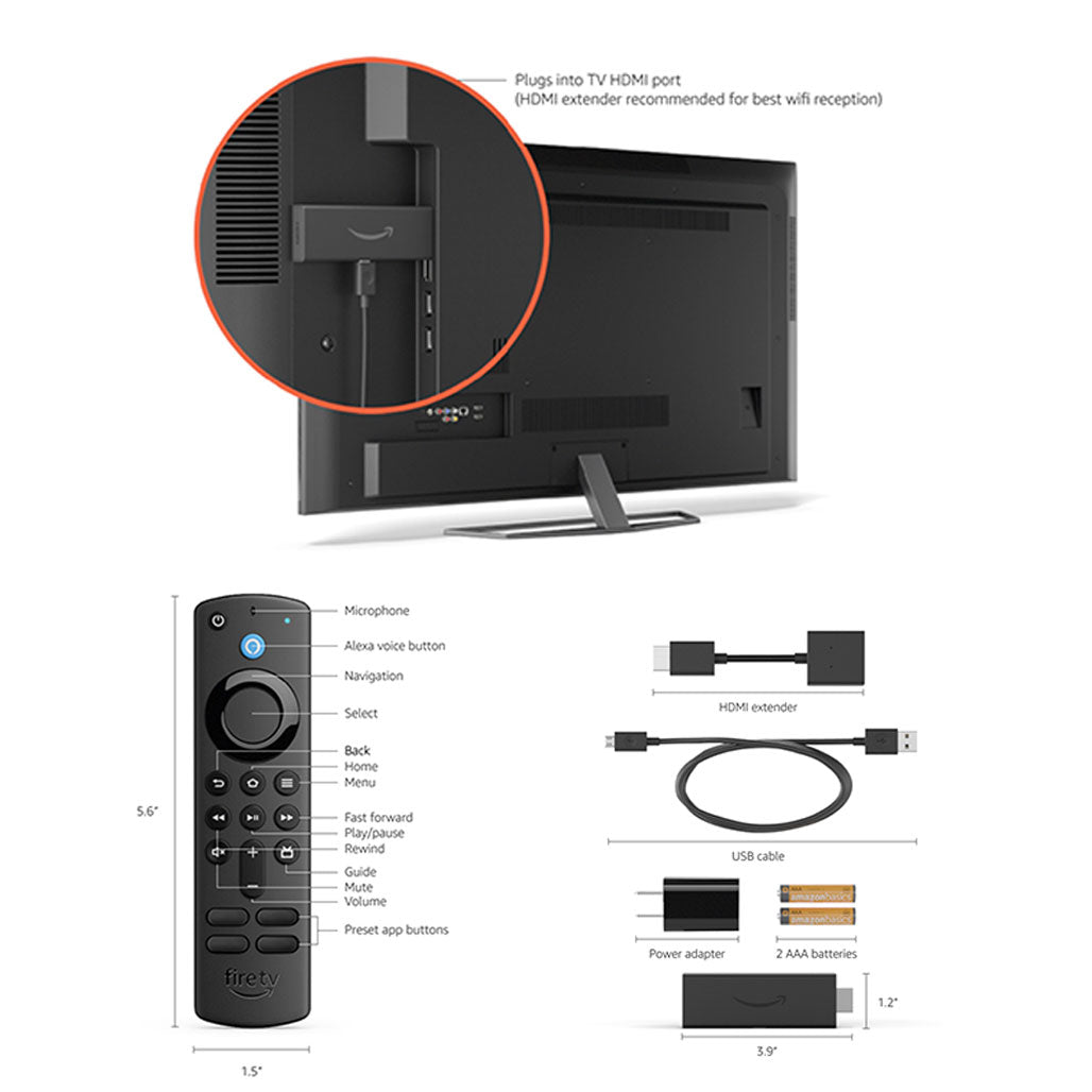 A Photo Of Amazon Fire TV Stick 4K – Streaming Device with Alexa Built-In