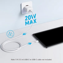 Anker 20W USB-C Fast Wall Charger – Compact, Safe, and Quick Charging for iPhone and iPad