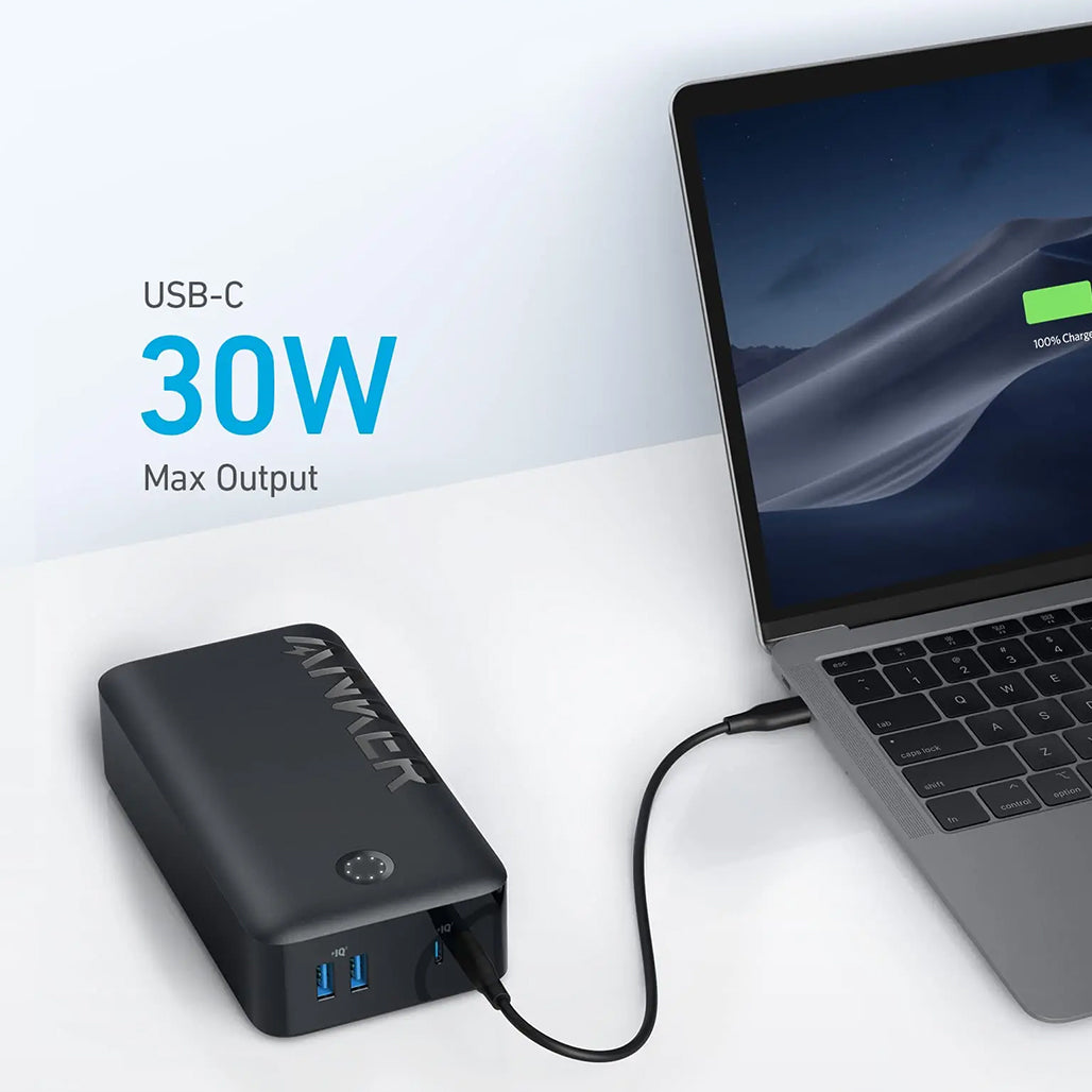A Photo Of Anker 347 Power Bank 40,000 mAh 30W - Black | A1377H11