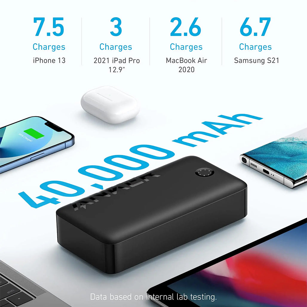 A Photo Of Anker 347 Power Bank 40,000 mAh 30W - Black | A1377H11