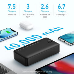 A Photo Of Anker 347 Power Bank 40,000 mAh 30W - Black | A1377H11