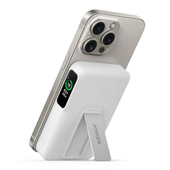 A Photo Of Anker MagGo 10K Qi2 Certified Power Bank – 15W Ultra-Fast Wireless Charger with Smart Display